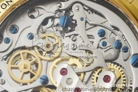 0421 TimelessDesign Speedmaster Moonwatch in Moonshine Gold YG RMF Best Edition YG Dial on Black Rubber Strap Manual Chrono 7834